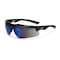Radians Thraxus, Safety Glasses, Anti-Scratch, Blue Mirror Lens, Black Frame, Half-Frame TXC1-70ID - alternate 1